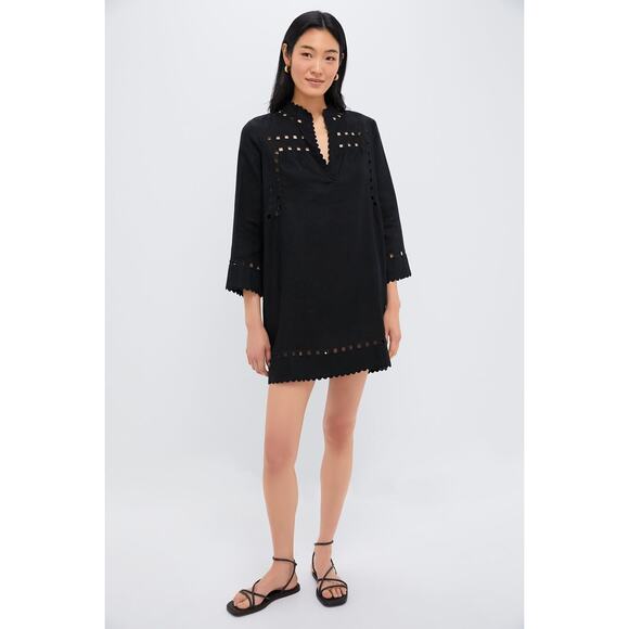 TUCKERNUCK Black Cutout Dawson Tunic Size L NWT Retail $188 Tuckernuck - Picture 4 of 7